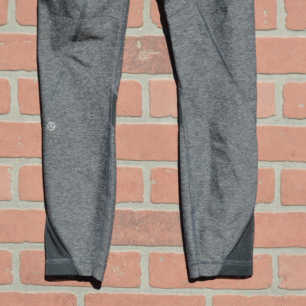 Lululemon Inspire Tight Heather Grey Leggings Size 2 - Picture 13 of 14